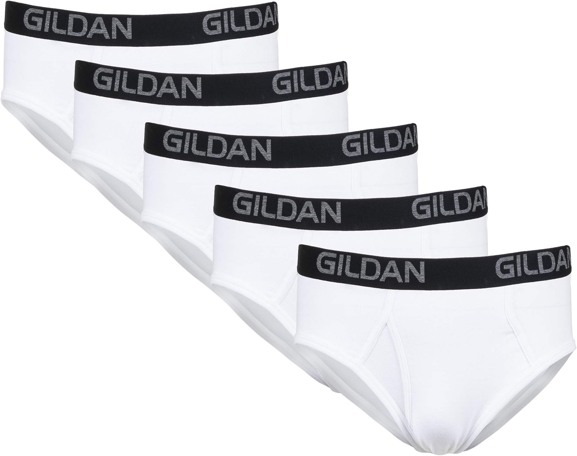 Men's Underwear Cotton Stretch Briefs, 5-Pack