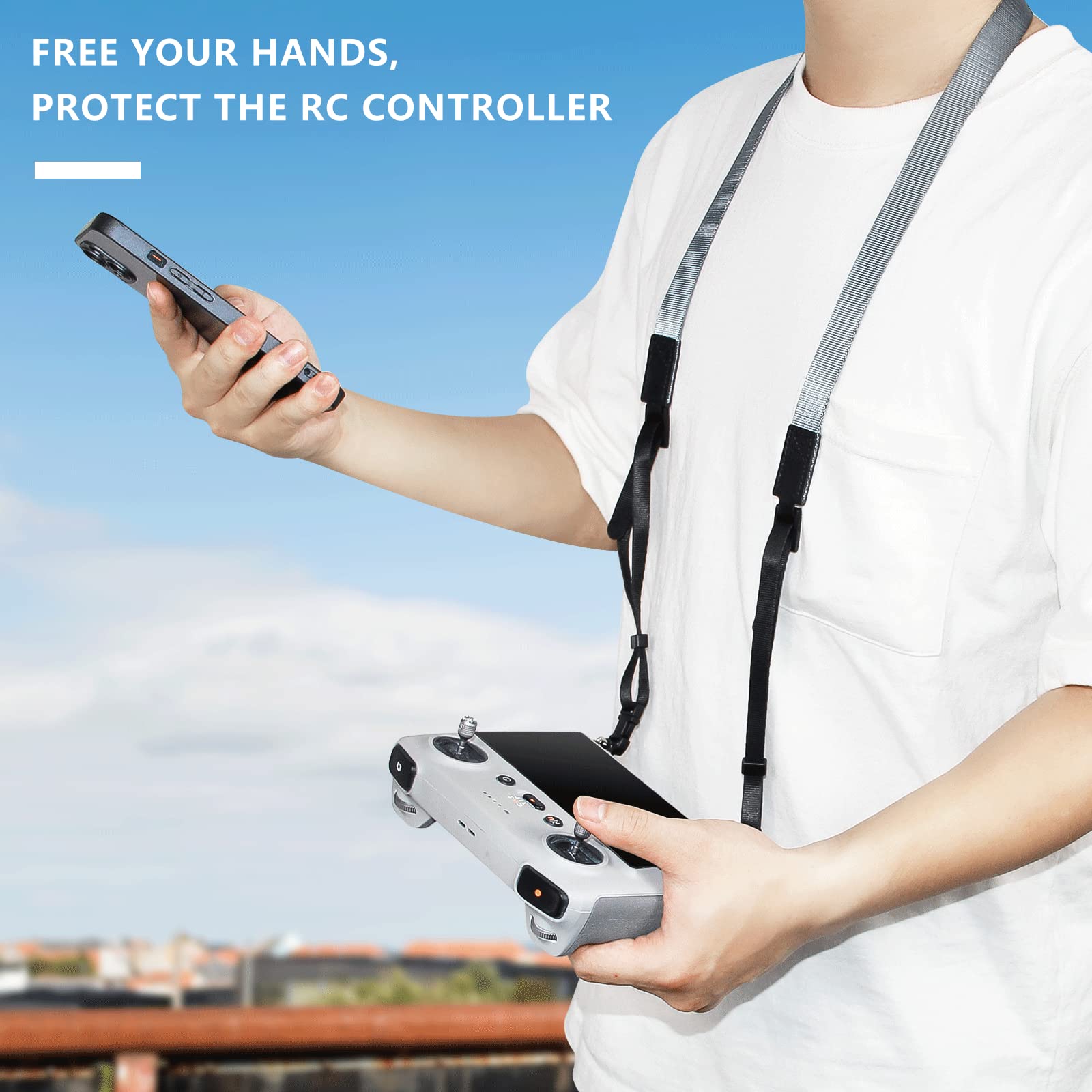 Dji Drone Mavic Air 3 RC 2 Controller Case With Sunhood - Protective Silicone Cover For DJI Remote Drone Controller Case - View #4