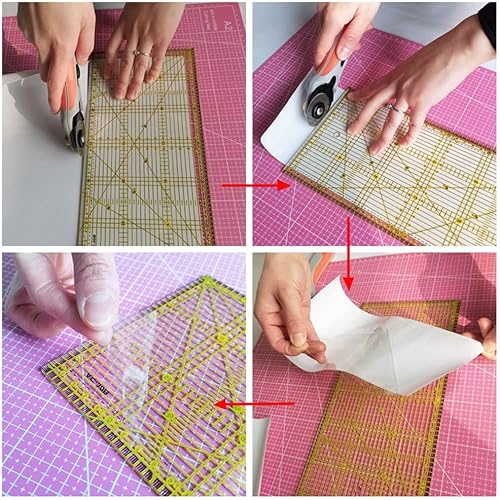 Miniatura 2 de HONEYSEW Rollo de agarre antideslizante para plantillas de reglas de acolchado (2)