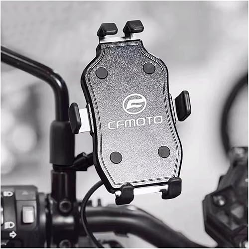 Vista 3 de Powersports Phone Mount For YAMA-&HA Motorcycle Accessories Handlebar Mobile Phone Holder GPS Stand Bracket XMAX300 XMAX400 XMAX X-MAX 125 250 300