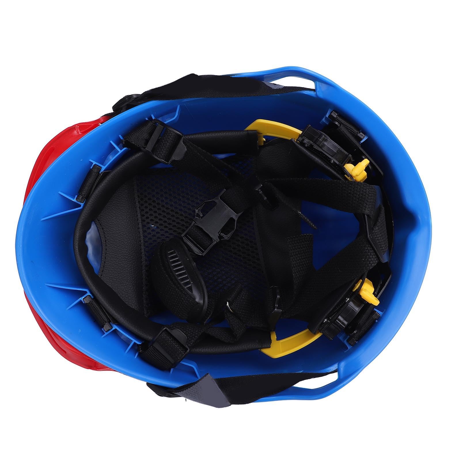 Sxhlseller Casque de Sauvetage F2 pour Le Travail en Hauteur, Casque de sécurité avec PC ventilé à Fente Légère pour la Recherche d'urgence en Cas de Tremblement de Terre et d'incendie