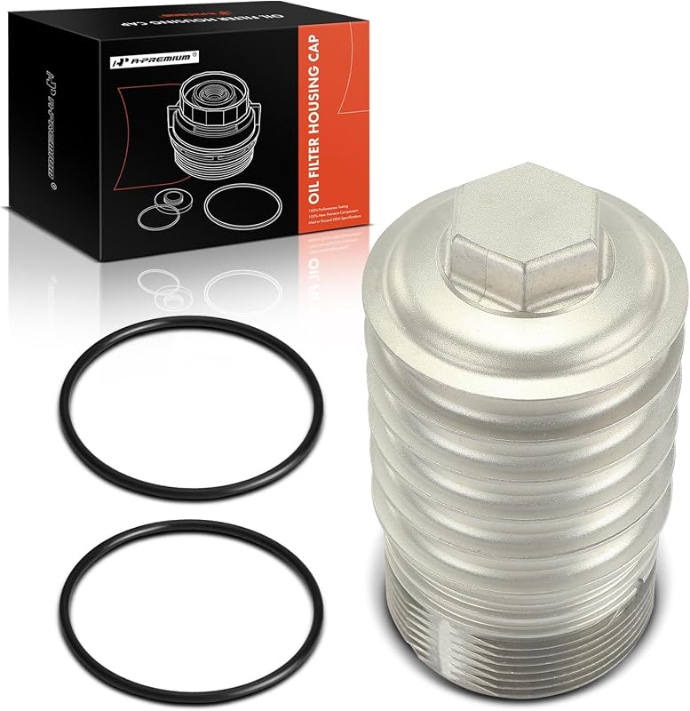 Tampa do alojamento do filtro de óleo A-Premium em alumínio para Volkswagen – 1 unidade