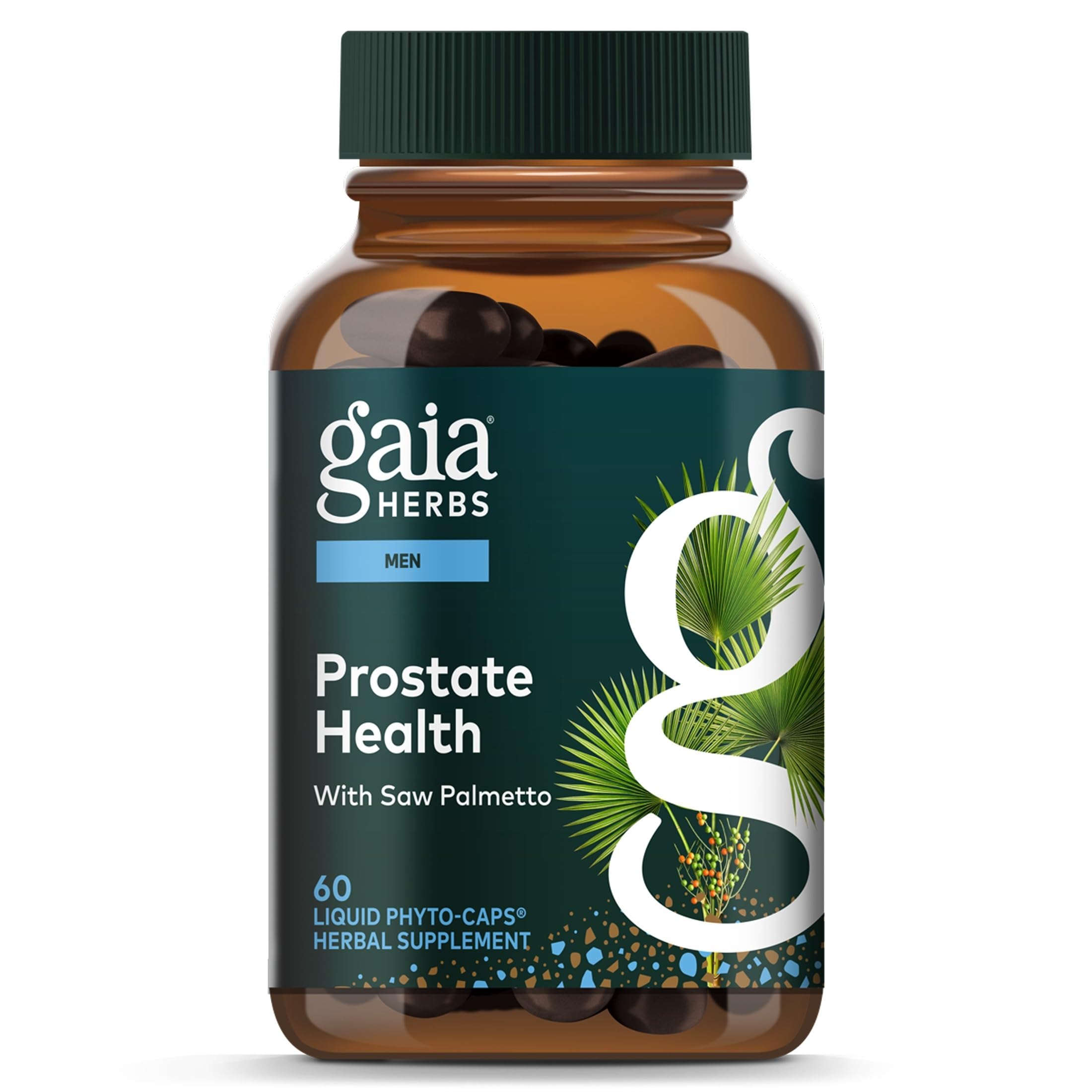 Gaia Herbs Prostate Health, 60 Vegan Capsules, 30 Servings 60 Count (Pack of 1)