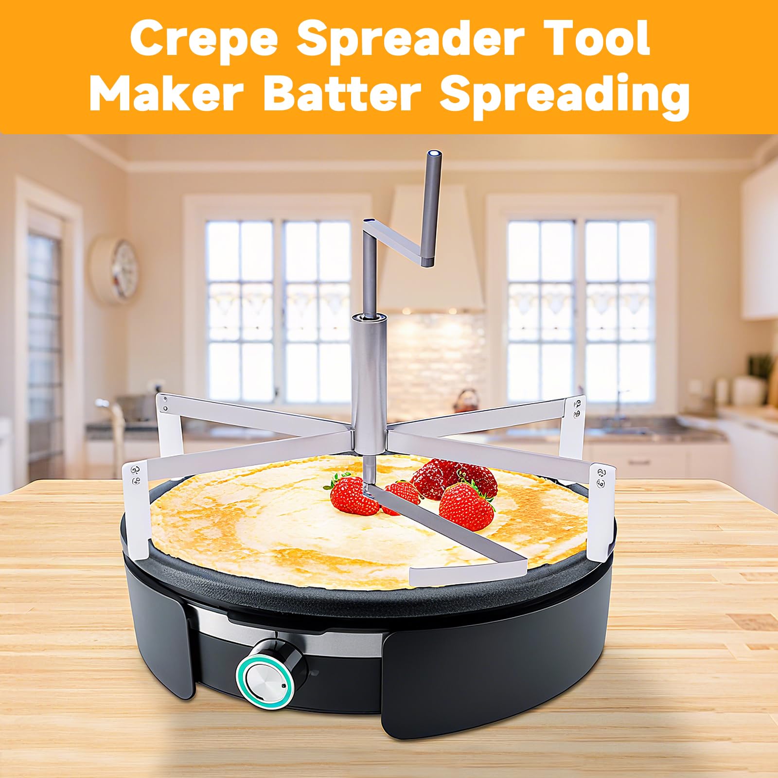 Amazon.com: FiueStur Crepe Spreader Tool, 16.9 inches Food Grade