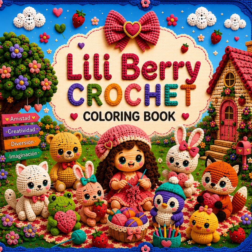 Lili Berry Crochet: Coloring Book