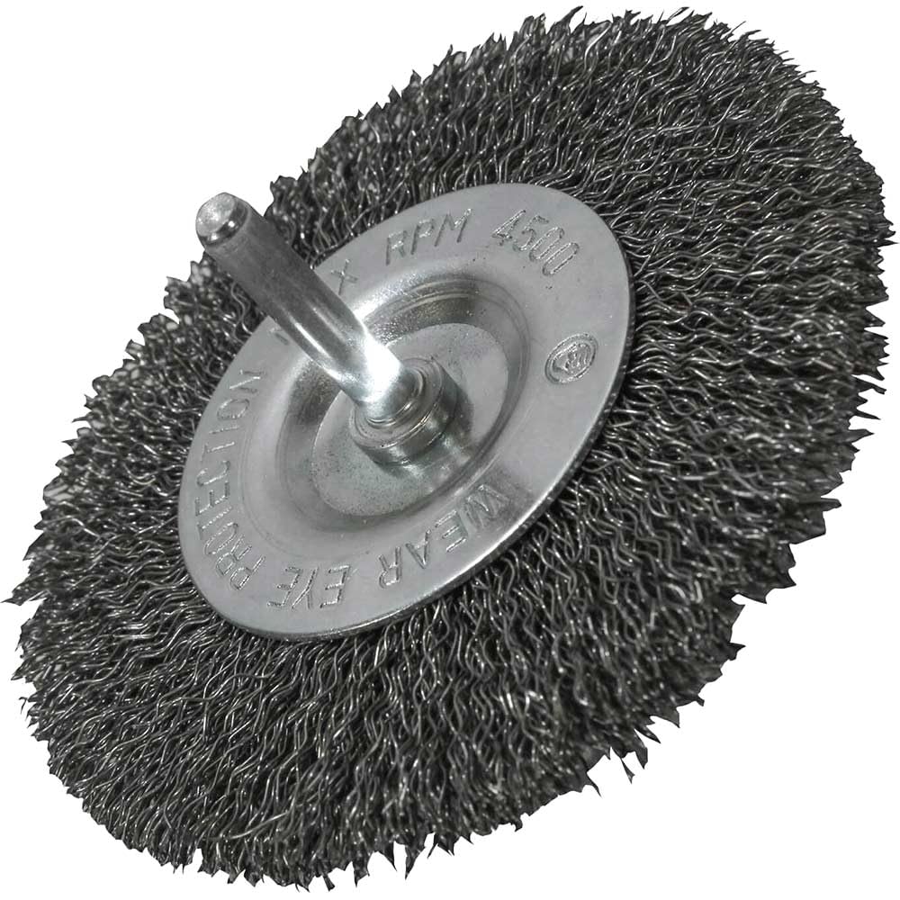 Faithfull WBS100C 100 x 6mm Wire Brush with 0.30mm Shank