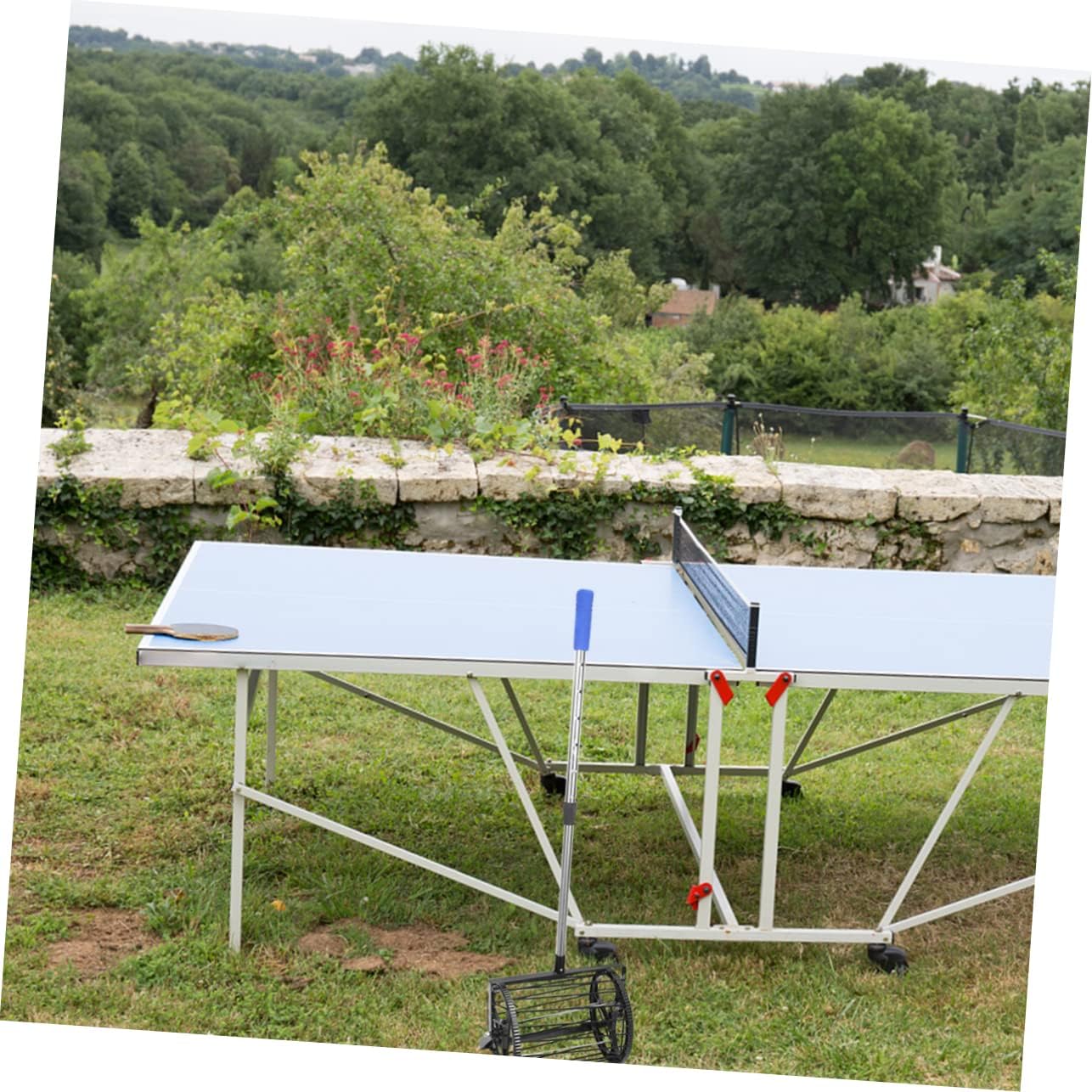 1pc Table Tennis Ball Picker Roller Efficient Collector for Training Holds up to Balls Lightweight Design for and Quick Cleanup