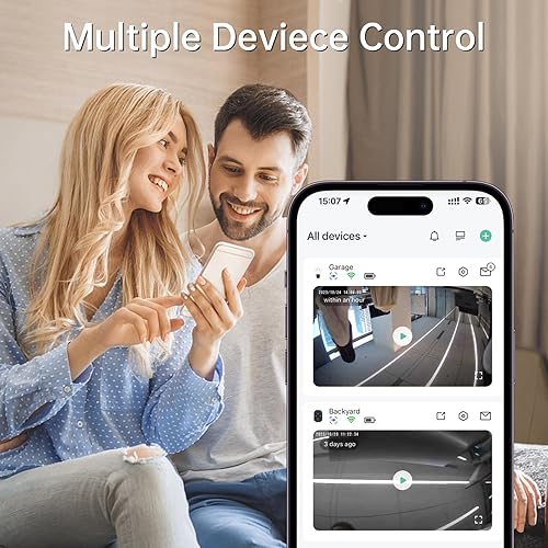 Miniatura 7 de Cámara de seguridad inalámbrica para exteriores, cámara de seguridad de solución de 3 MP para el hogar con batería de 9000 mAh, WiFi de 2.4 GHz,