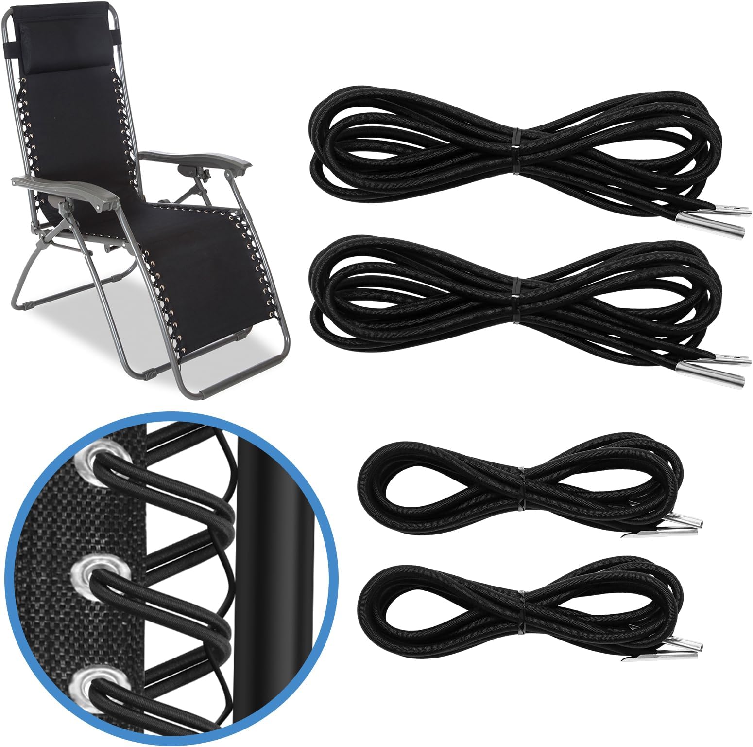 CM Cosmos Pack of 4 Replacement Tie Rope Laces Cords for