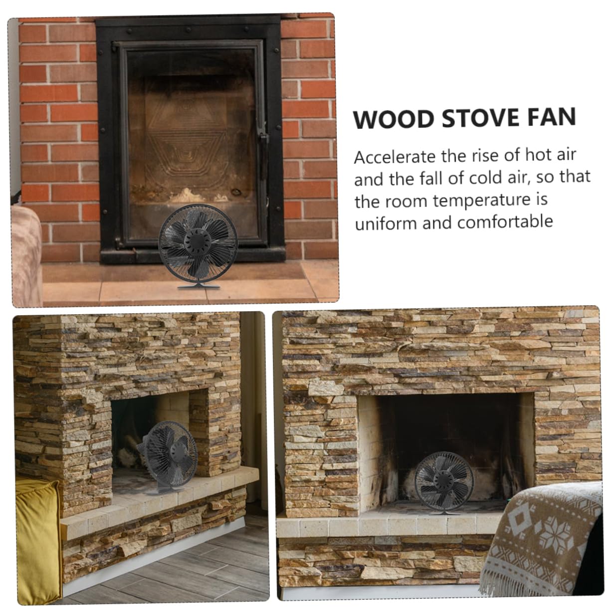 Alipis 1pezzi Ventilatore Per Energia Termica Copertura Protettiva Ottimizza La Circolazione Del Calore Per Ambienti Confortevoli e Accoglienti