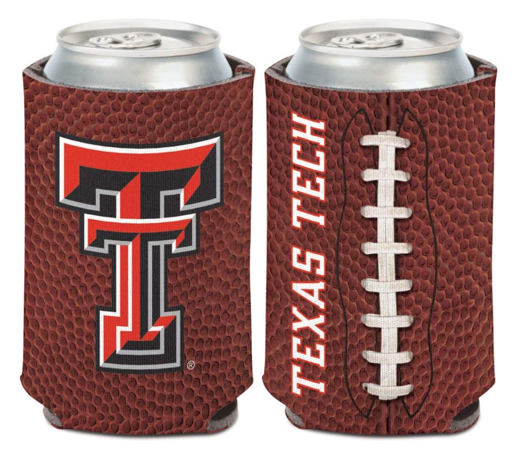 WinCraft Texas Tech University Red Reaiders 1-Pack 12 oz. 2-Sided Can Cooler - Football Design