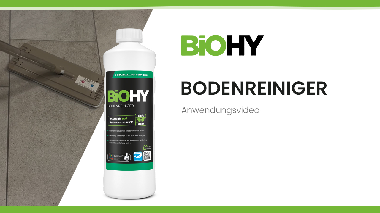 BiOHY Laminate Cleaner (2 X 1l Bottle) | Care Of Hardwood On A Custom Combination Of Surfactants Thoroughly Cleans | Gently And Reduces Fouling ( Laminatreiniger