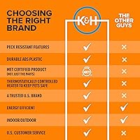 Vista 6 de K&H Pet Products Thermo-Peep tapete térmico, no aplica, Bronceado