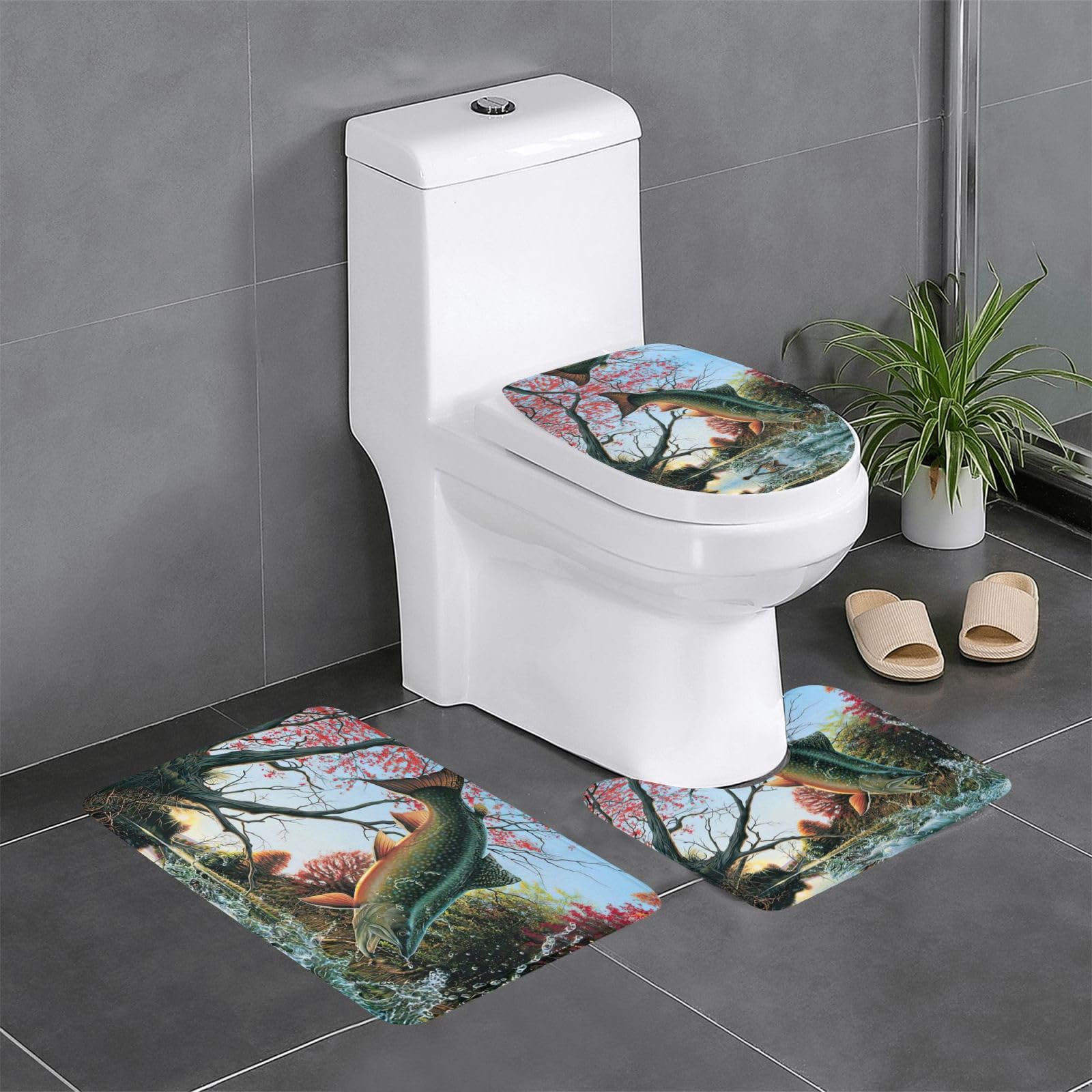 Tapis de salle de bain absorbants EdWal créez une ambiance douce et fleurie au quotidien