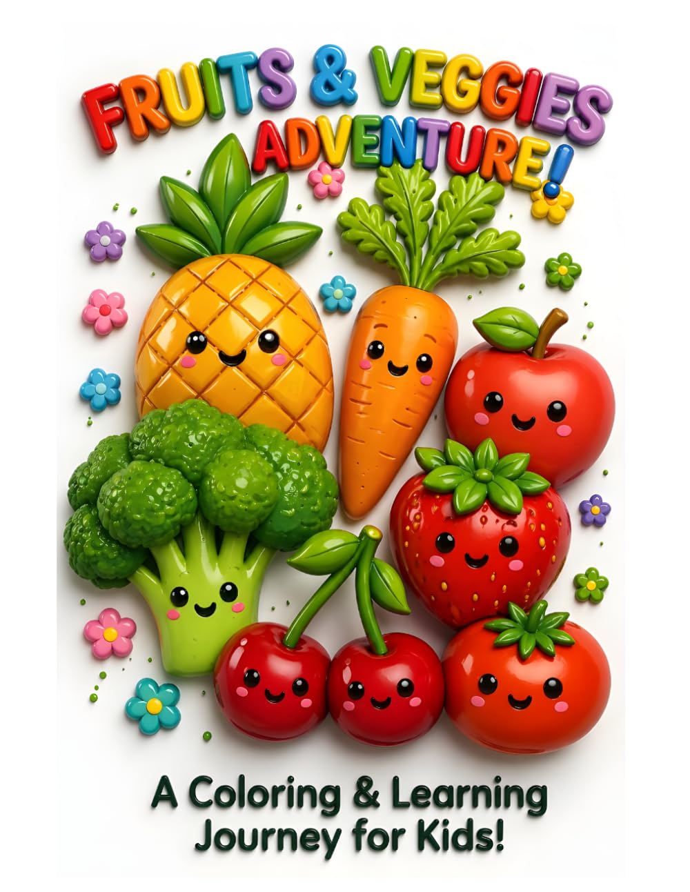 FRUITS & VEGGIES ADVENTURE: A COLORING & LEARNING JOURNEY FOR KIDS