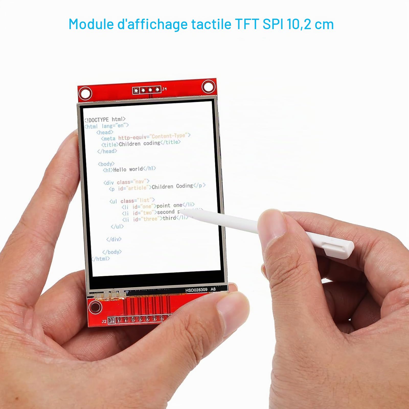 4" LCD TFT Touch Display Binghe 4" LCD Display Touch Module avec Contact Pen 320 X 480 Résolution Pilote ILI9341 4-Wire SPI Compatible avec Arduino