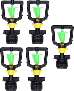 Voluxe Bocal de pulverização, 5 bocais de irrigação para irrigação de jardim para verde urbano para terraços para estufas