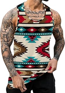 Men's Running Tank Tops Workout Vest with Round Neckline Thin Fitness Muscle Vest Training Bodybuilding Shirts Tummy Control Shapewear Abdomen Shaperwear Seamless Summer Workout Tank Tops