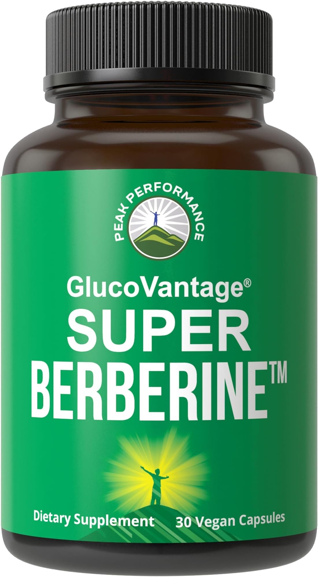 Dihydroberberine Super Berberine Supplement - GlucoVantageยฎ 200mg Now 5X More Effective Than Regular Berberine HCL Powder Capsules. Metabolism Support Keto Friendly Plus Vegan Extract Pills
