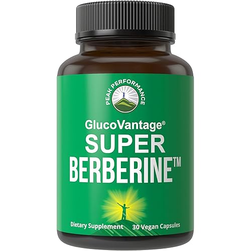 Dihydroberberine Super Berberine Supplement - GlucoVantage® 200mg Now 5X More Effective Than Regular Berberine HCL Powder Capsules. Metabolism Support Keto Friendly Plus Vegan Extract Pills