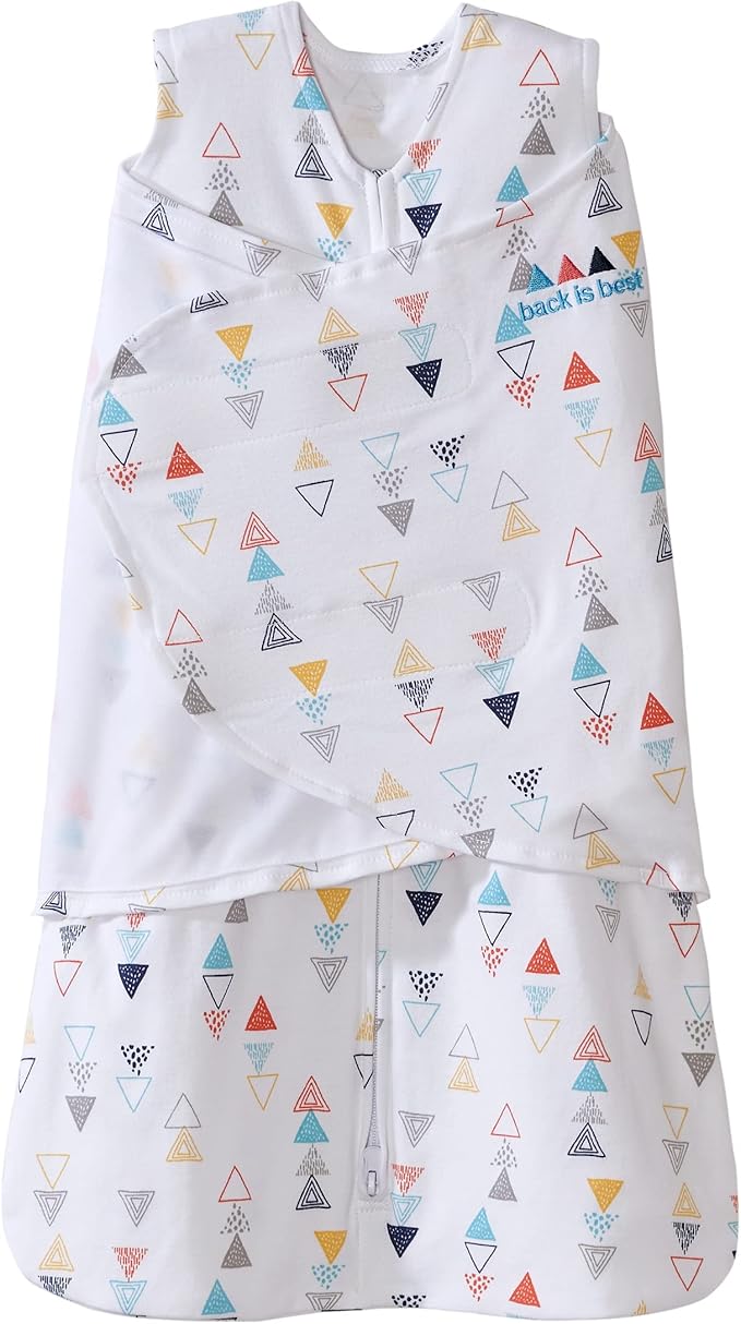 Halo Sleepsack Swaddle, 100 Cotton, Triangle Neutral