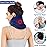 JOBYNA Heating Pad for Neck, Hands-Free Electric Heated Neck Wrap for Pain Relief, 298\'\' Neck Heat Pad with 8.53ft Power Cord, Auto Shut Off,Size/Temperature/Time AdjustableNavy