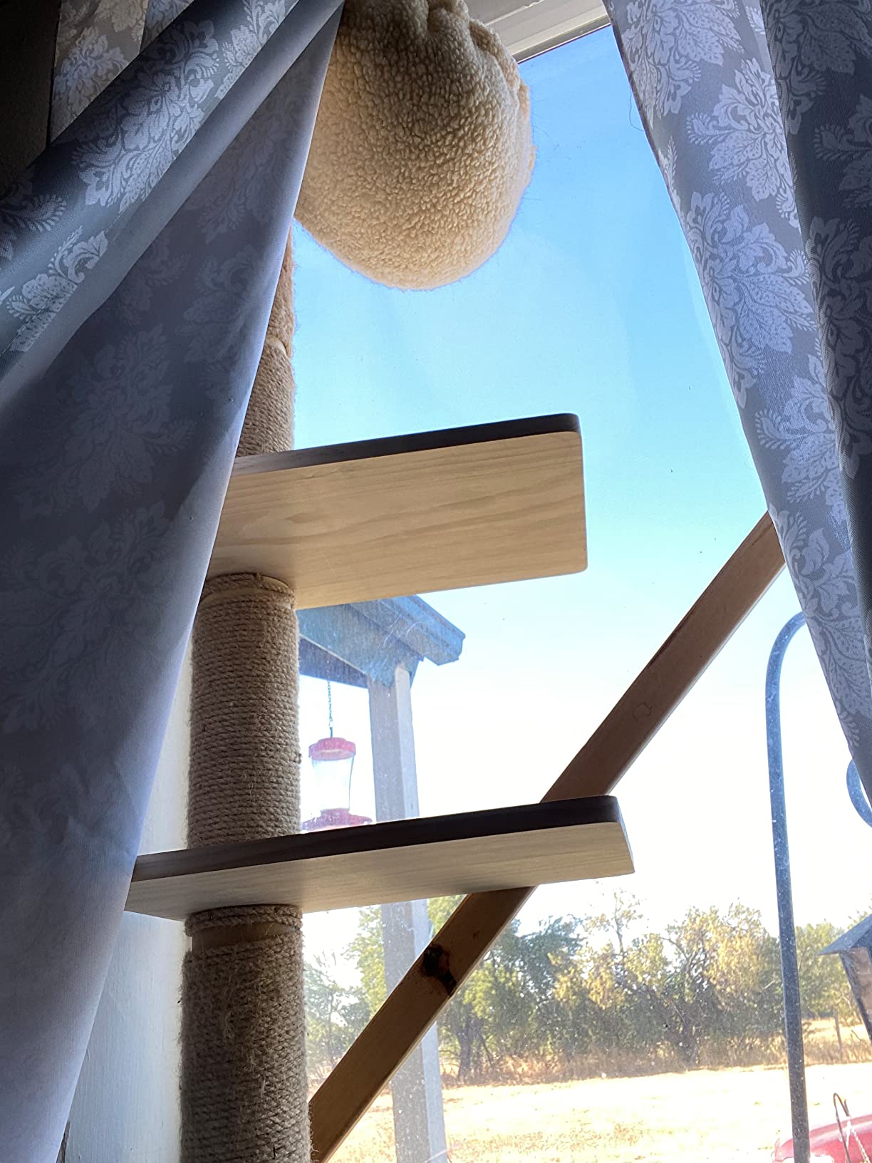 11/mo Finance BIG NOSE Wall Mounted Cat Scratching Post Multi Level