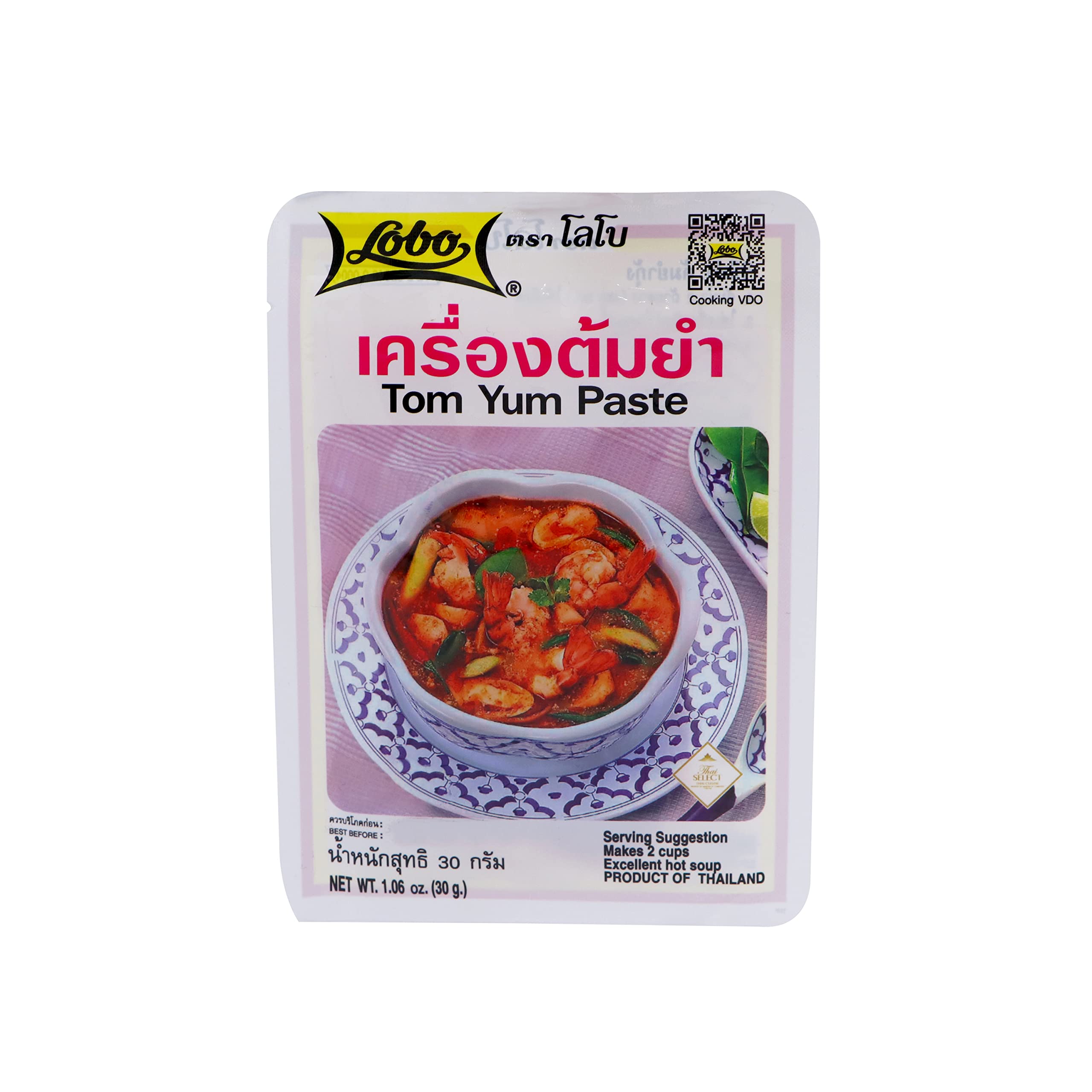 Zypermart Living Mindfully Lobo Tom Yum Paste, Ingredients Use Tomatoes, Sweet White Onions, Lime Juice, Sugar, And Fish Sauce, Yum Paste(30Gm)
