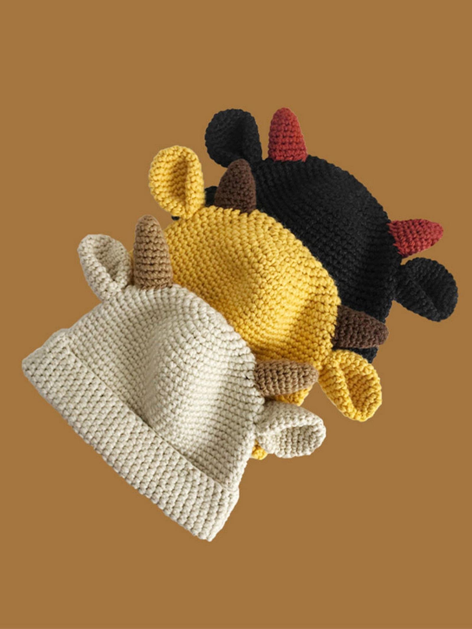 Cappello Bambino Invernale Berretti A Vitello A Tracolla in Finto Cappello in Lana per Ragazzi Femmini