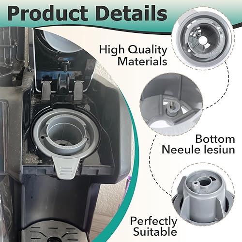 Miniatura 6 de 2 piezas de repuesto para soporte Hamilton Beach FlexBrew K-Cup, aguja inferior y soporte para taza de cafetera, se adapta a todos los modelos