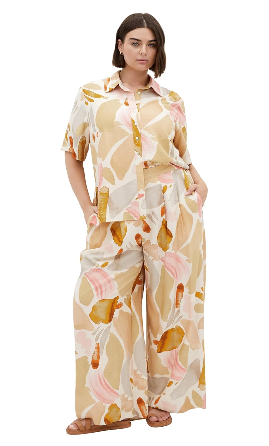 City Chic Womens Plus Size Pants - Surface Level