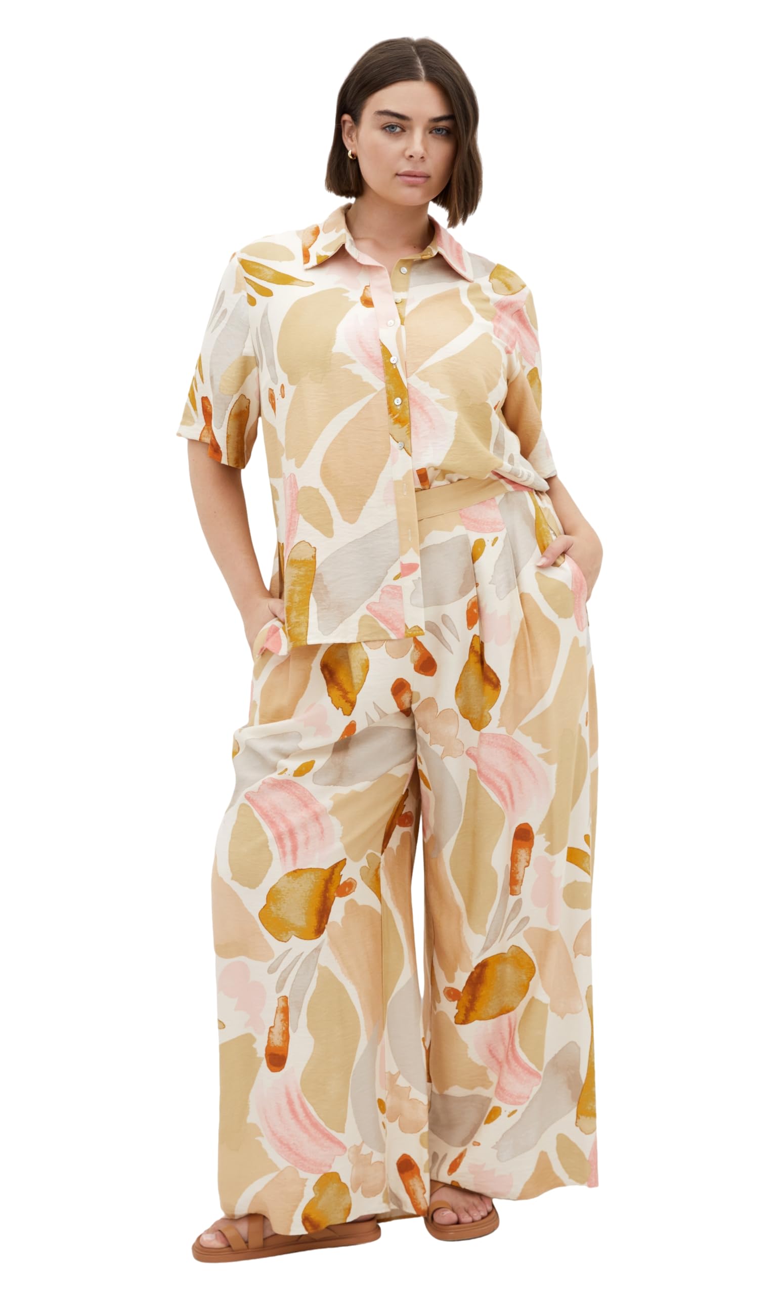 City Chic Womens Plus Size Pants - Surface Level