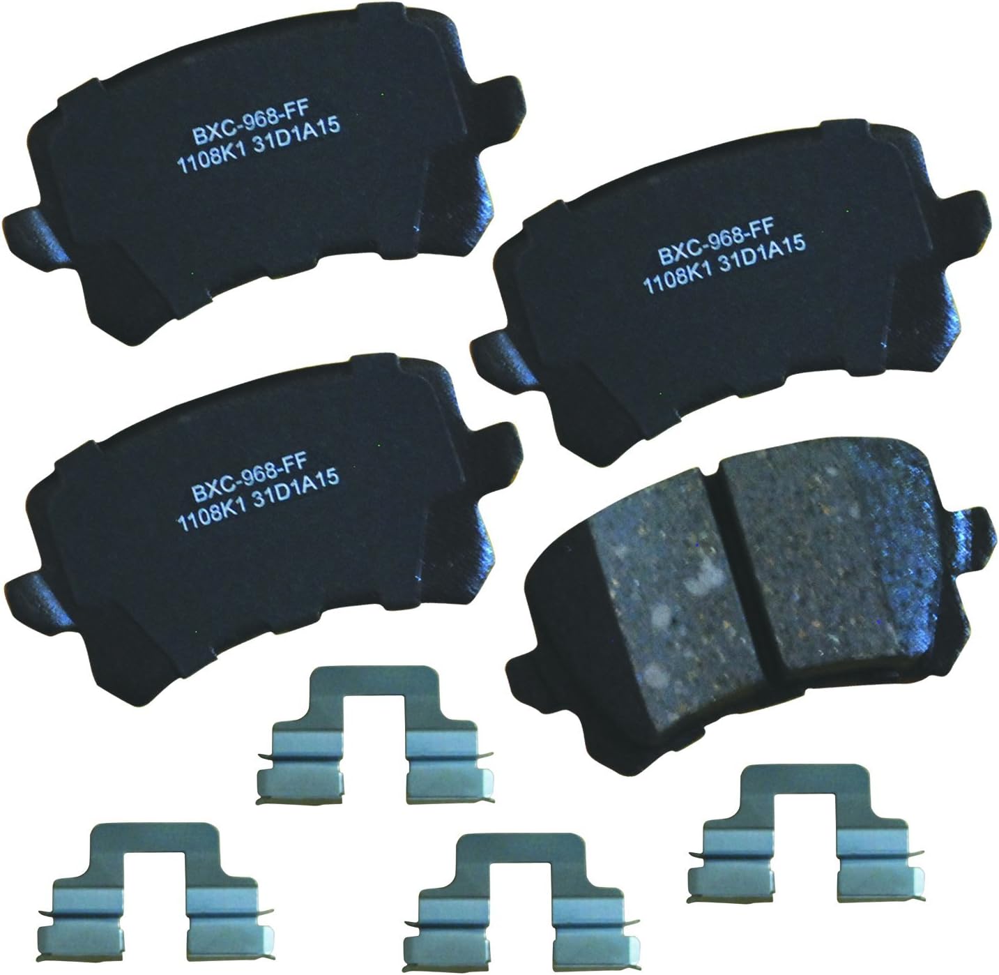 BENDIX SBC1108K1 Stop By Brake Pad for Car Brakes, 4 Pack