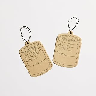P.F. Candle Co. Ojai Lavender Scented Air Freshener (Pack of 2) Designed For Small Spaces and Closets, Made in the U.S.A.