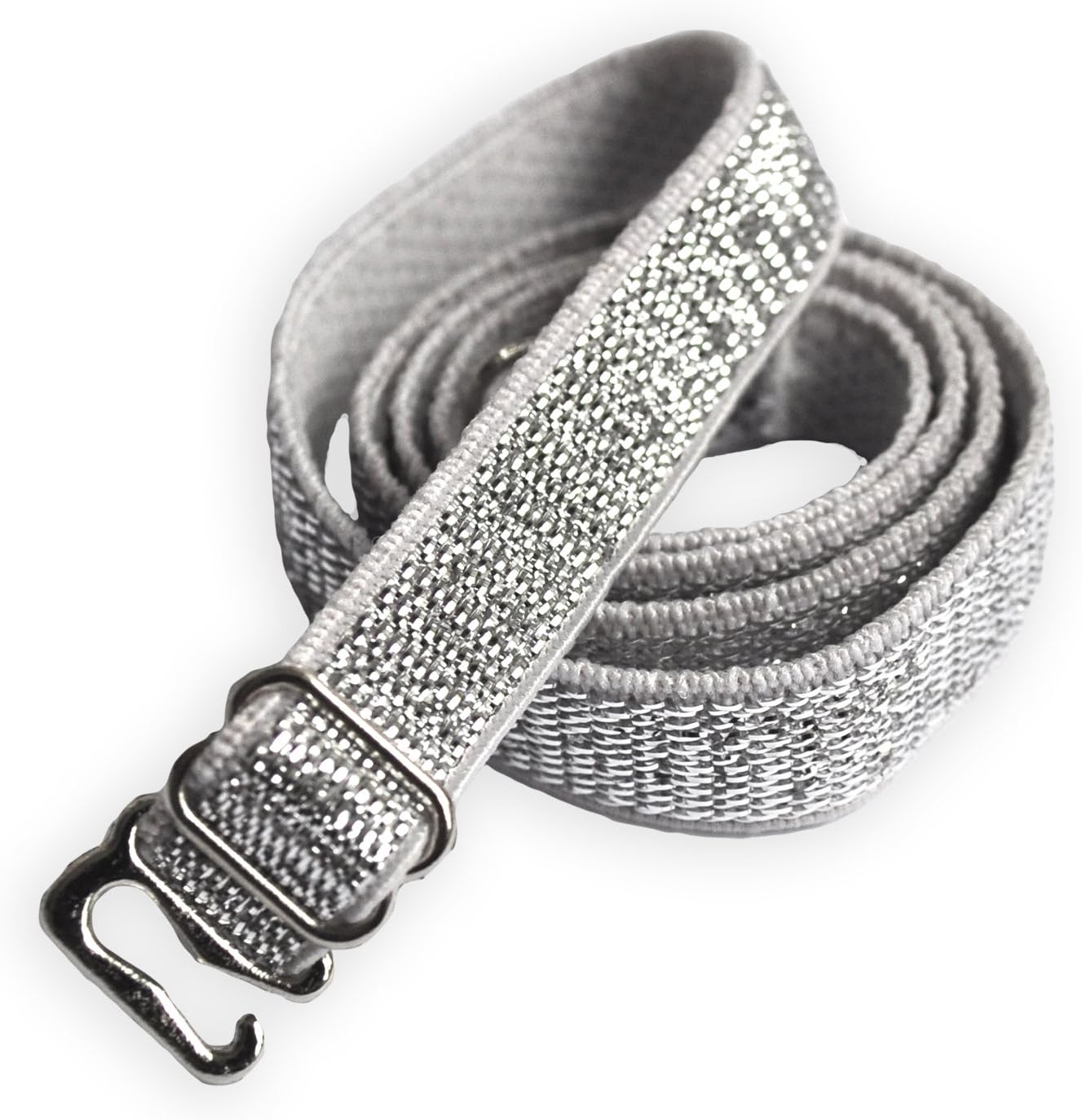Arman Bra Straps Pair of sparkly SILVER detachable