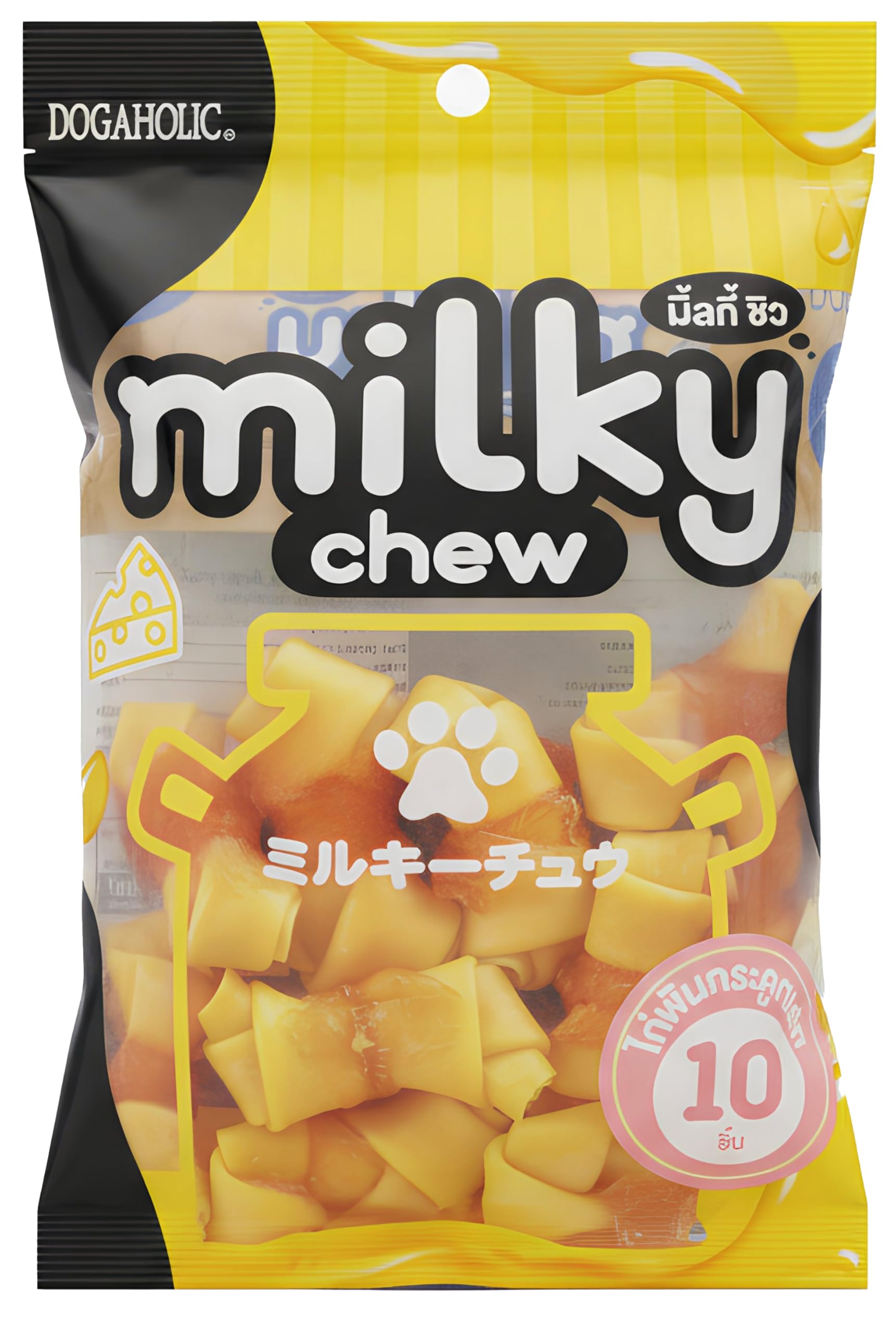 Milky Chew Cheese & Chicken Bone Dog Treats | Protein-Rich, Healthy Chews for Training & Daily Rewards | Tasty, Nutritious Snacks for Puppies, Adults & Senior Dogs | Suitable for All Breeds