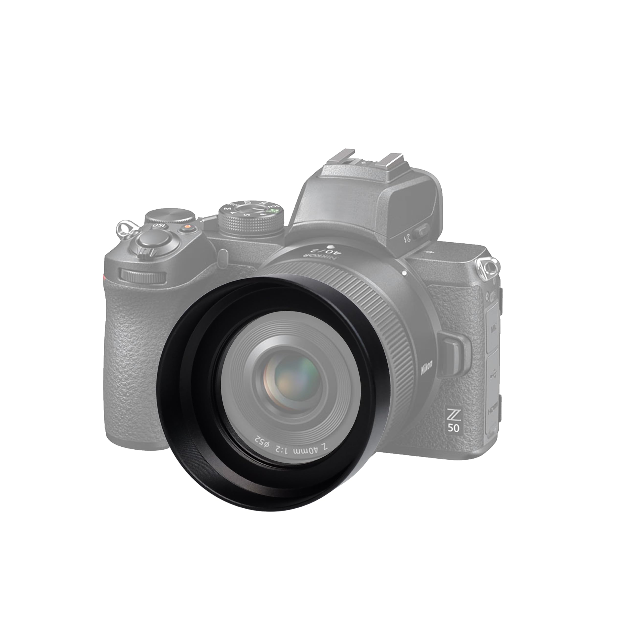 Amazon.com : Foto&Tech Metal Lens Hood for Nkon NKKOR Z 40mm f/2