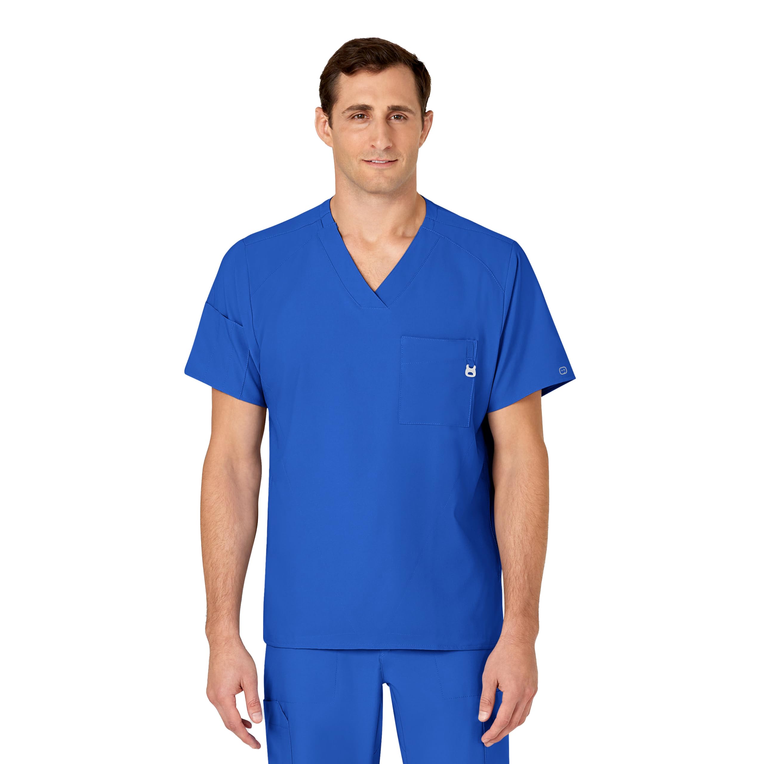 Carhartt W123 - Camiseta médica con Cuello en V para Hombre, Real, XXX-Large