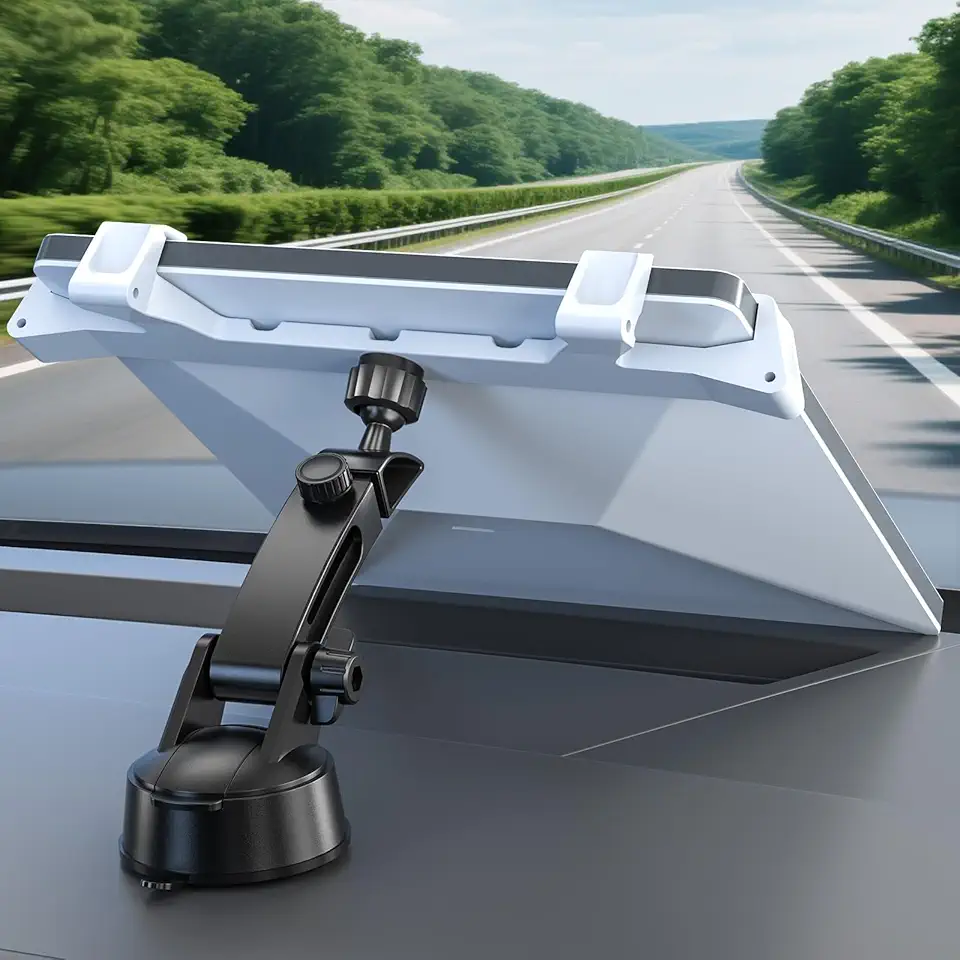 Starlink Mini suporte de carro para painel, kit de montagem portátil Starlink mini ventosa Starlink, adaptador de suporte de poste de painel Starlink, ajuste de ângulo e comprimento de eixo