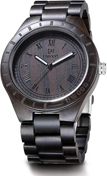 Zeitholz Men's Wooden Watch - Stolpen Model in Sandalwood