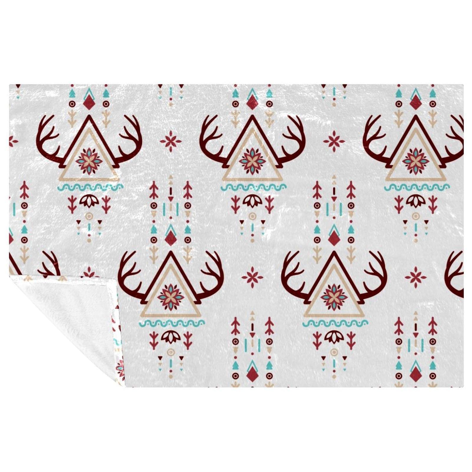 Couverture chaude contre le froid : grand plaid bohème pour lit et canapé