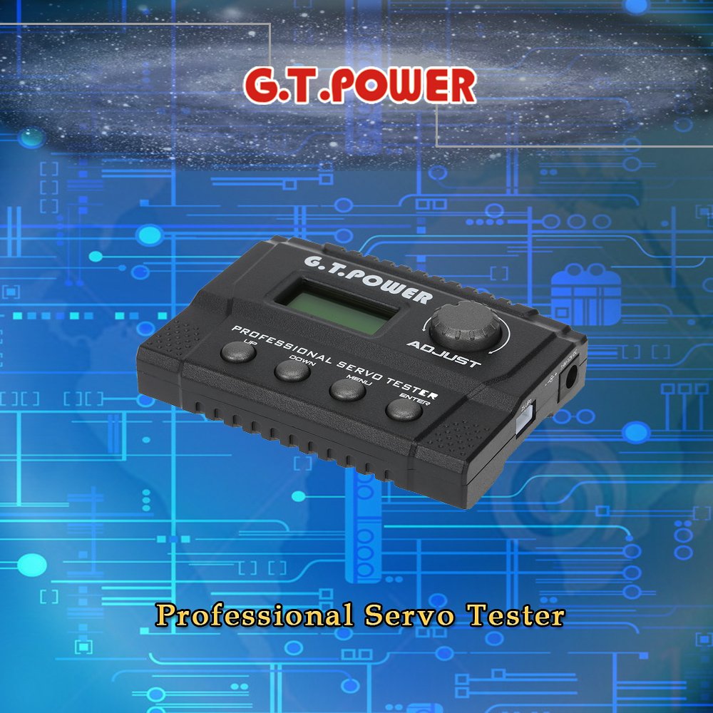 Servo Tester Multimodo GTPOWER Profesional Servo Tester para Servo RC Aviones Helicóptero Coche