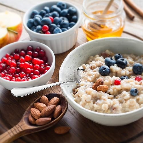 Miniatura 7 de Hiware, 12 cucharitas de acero inoxidable 18/10, Plateado