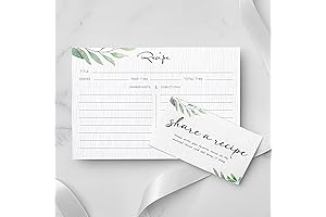 Outus Bridal Recipe Cards - Elevate Your Bridal Shower with Culinary Delights