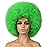 G&T Wig Afro Green Wigs for Women Costume Cosplay Disco Funny Wigs Heat Resistant Short Afro Kinky Curly Hair for St. Patrick\'s Day Party(Green)