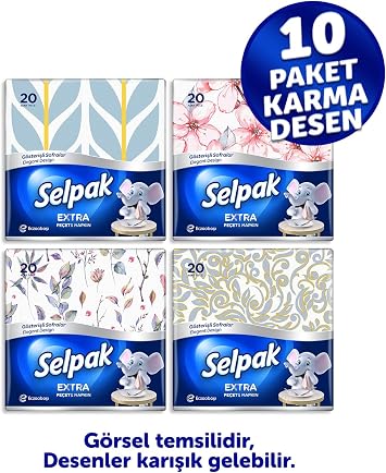 Selpak Extra Patterned Napkin 20's