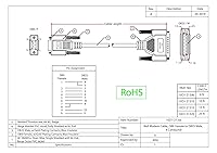 Vista 6 de CableWholesale Cable serie DB9 hembra/DB25 macho nulo módem RS232 (10D1-21306)