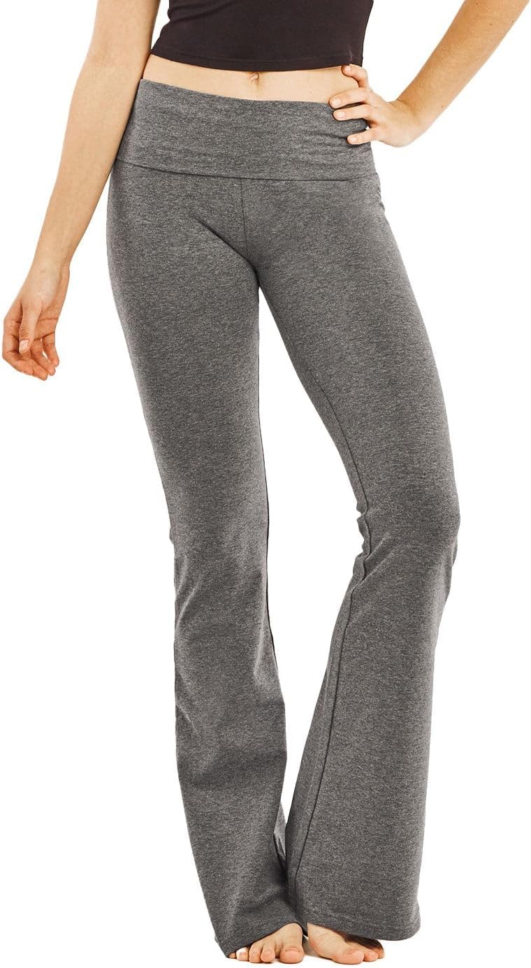 MOPAS Women's Soft Comfy Cotton Spandex Yoga Sweat Lounge Gym Sports Athletic Pants - Image 2