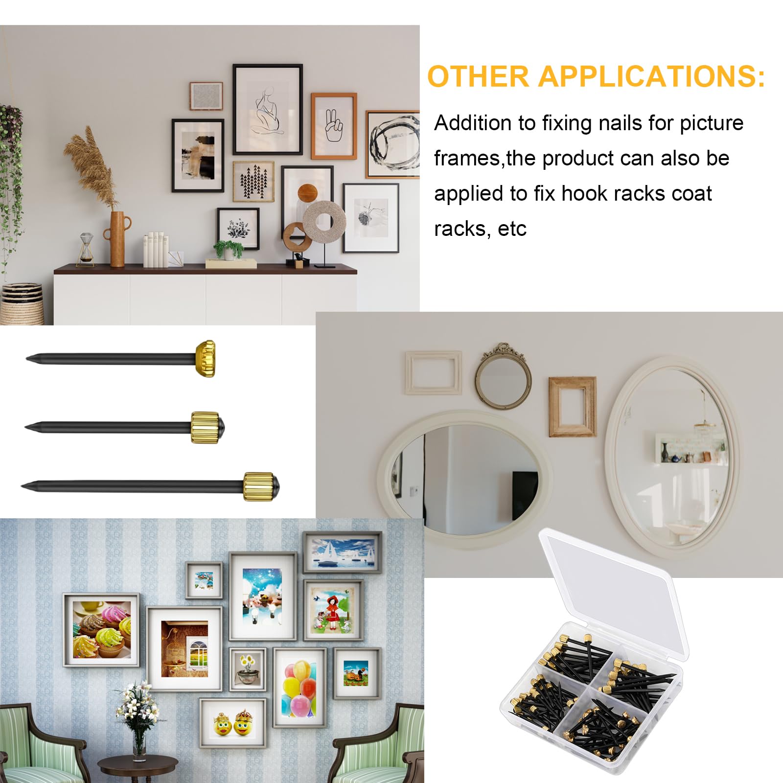 120Pcs Clous Pour Accrocher Des Photos Clous Pour Cadre Photo Cintres Pour Cadre Photo Clous Pour Cadre Photo 86163029