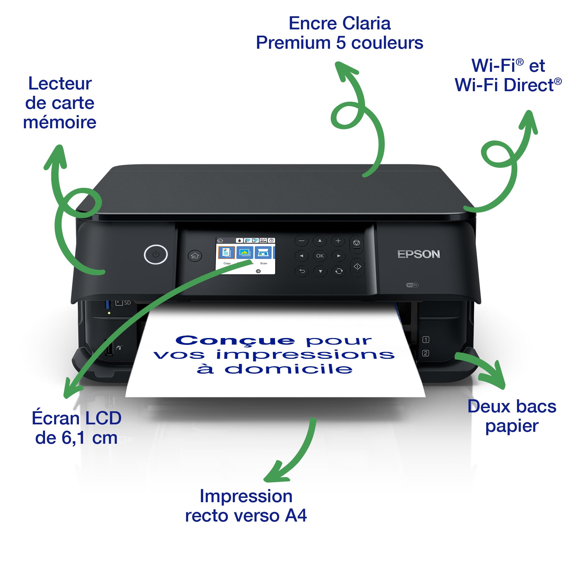 Epson Expression Premium XP-6100 - Imprimante Multifonctions (Jet